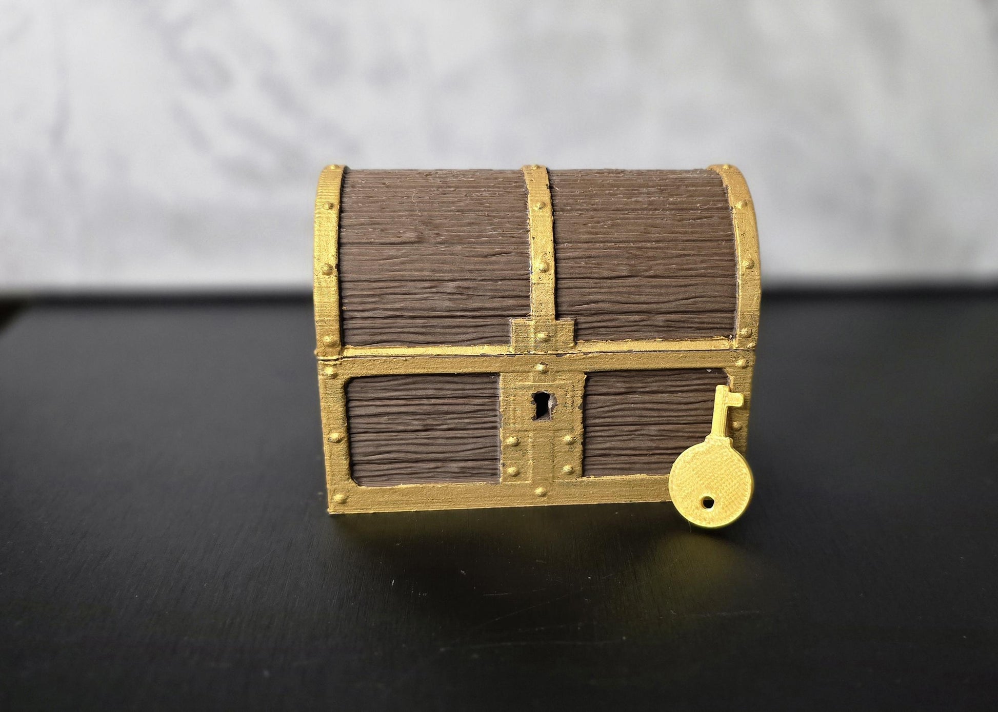 3D Printed Wooden Chest (Working Lock!)