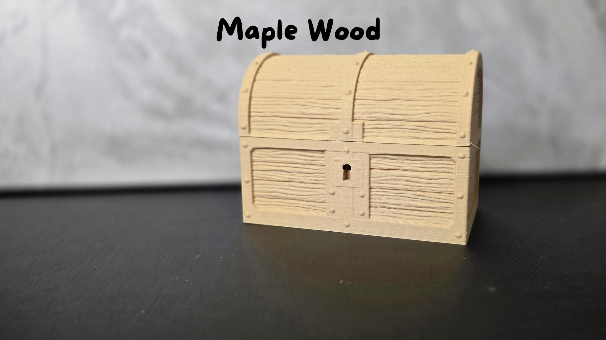 3D Printed Wooden Chest (Working Lock!)