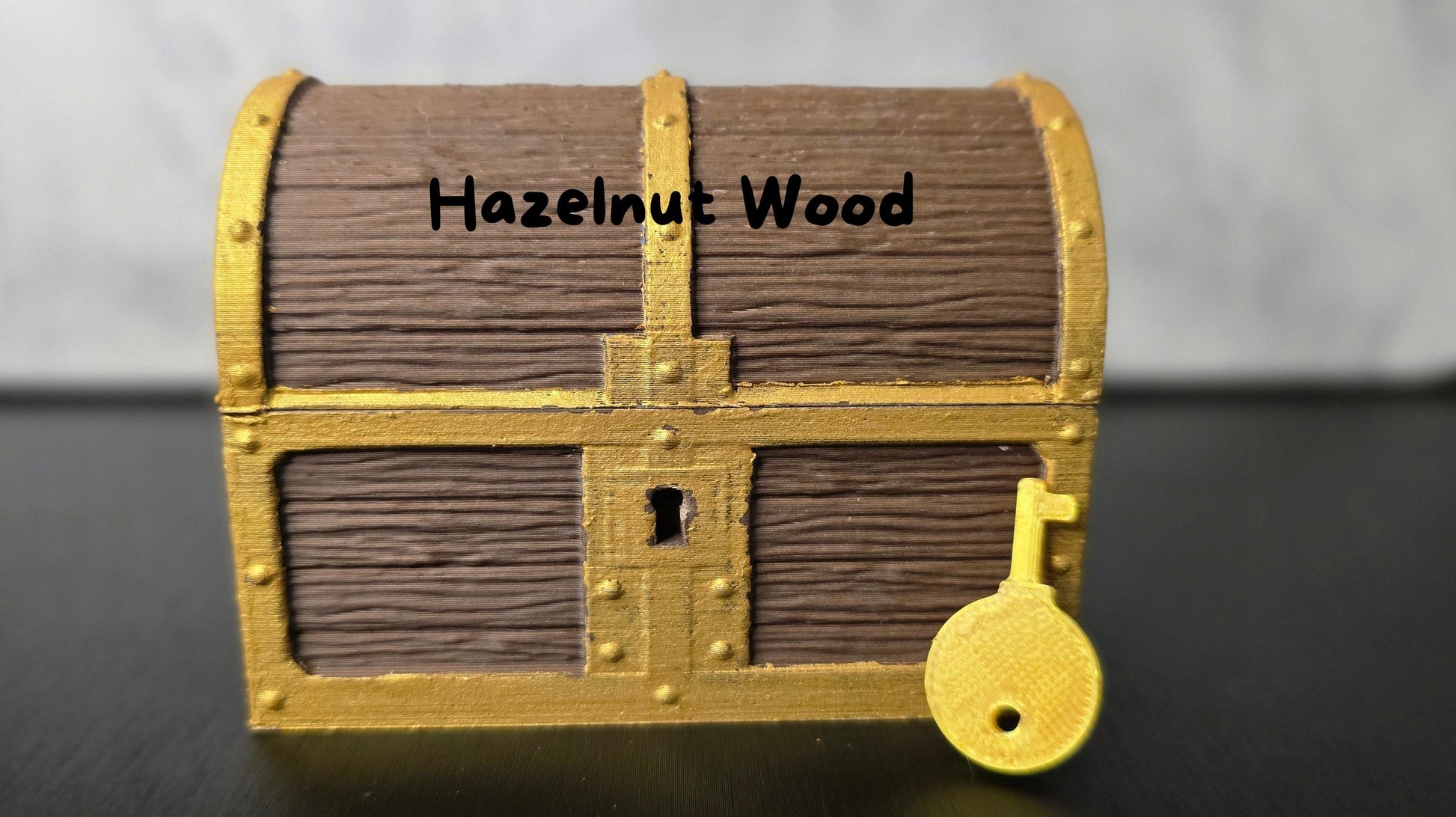 3D Printed Wooden Chest (Working Lock!)