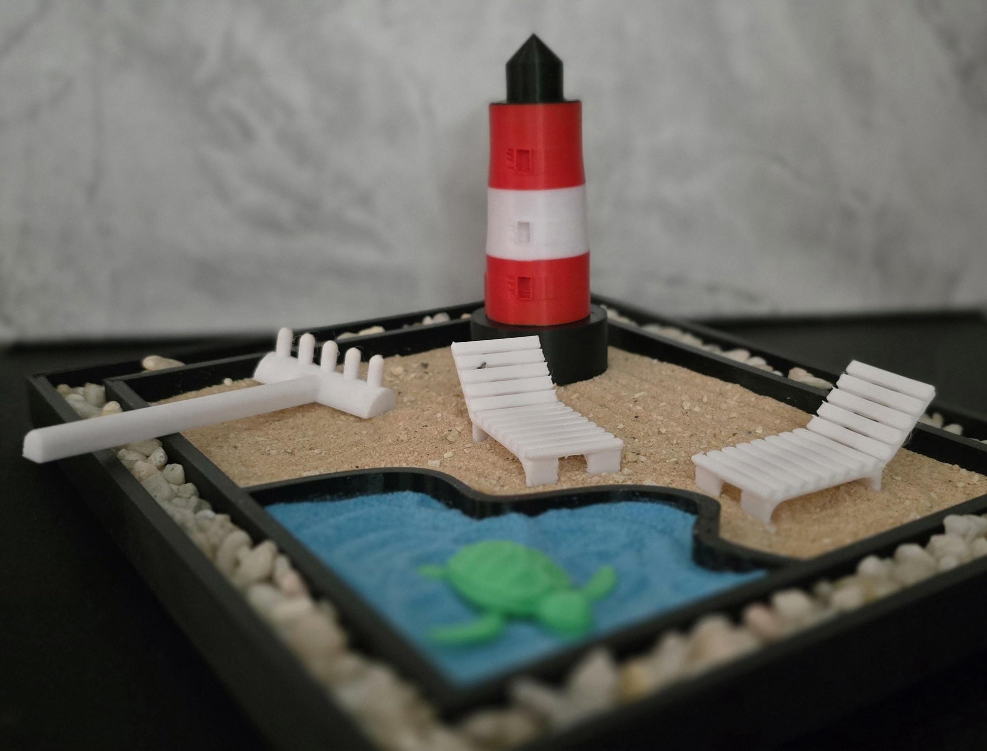 Zen Garden - Beach Themed - With Accessories!