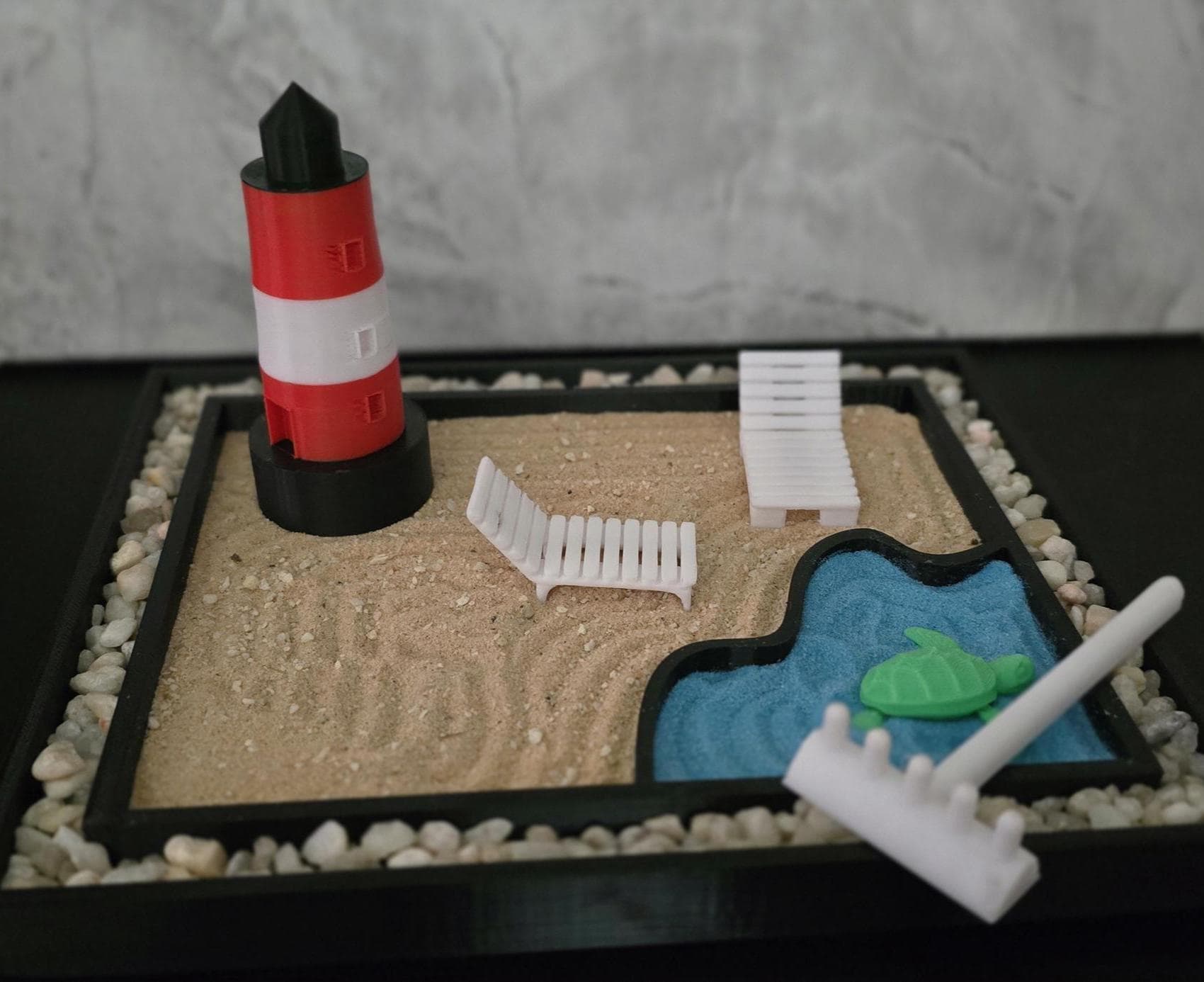 Zen Garden - Beach Themed - With Accessories!