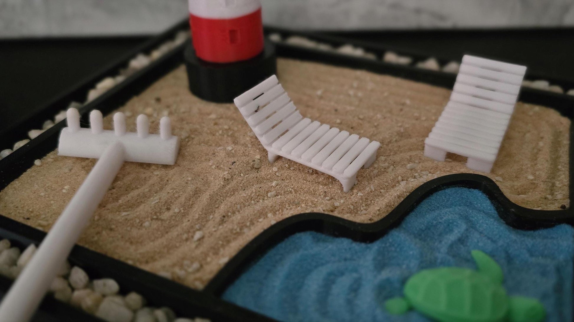 Zen Garden - Beach Themed - With Accessories!