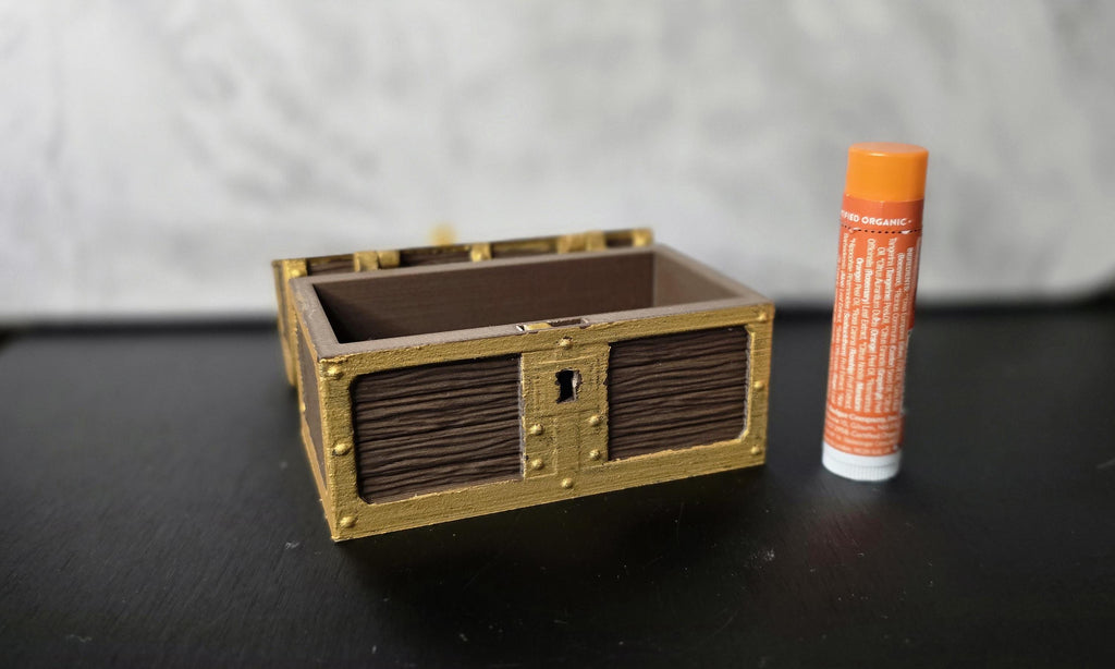 3D Printed Wooden Chest (Working Lock!)